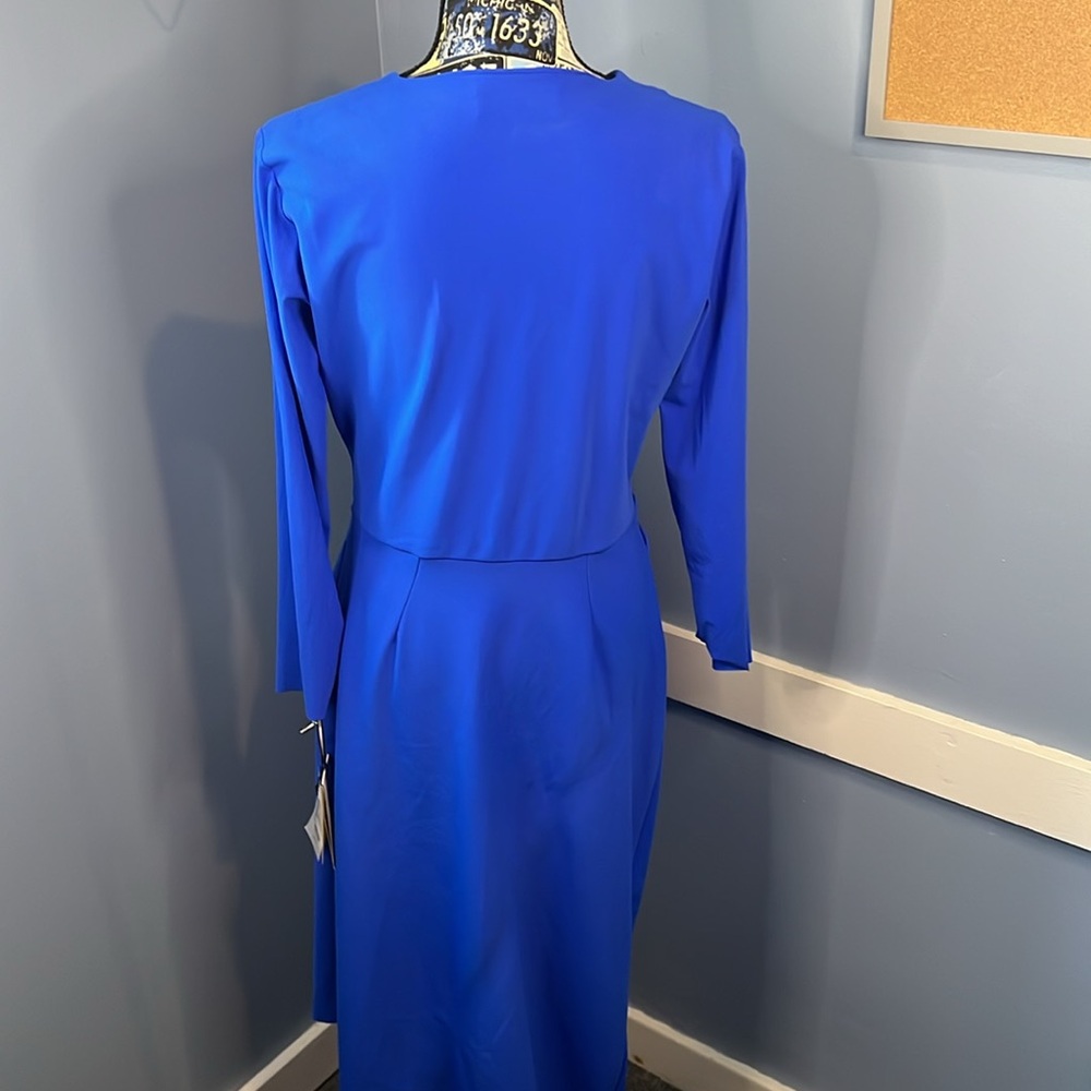 Chiara Boni  Blue Dress NWT Size 48 - Picture 7 of 12